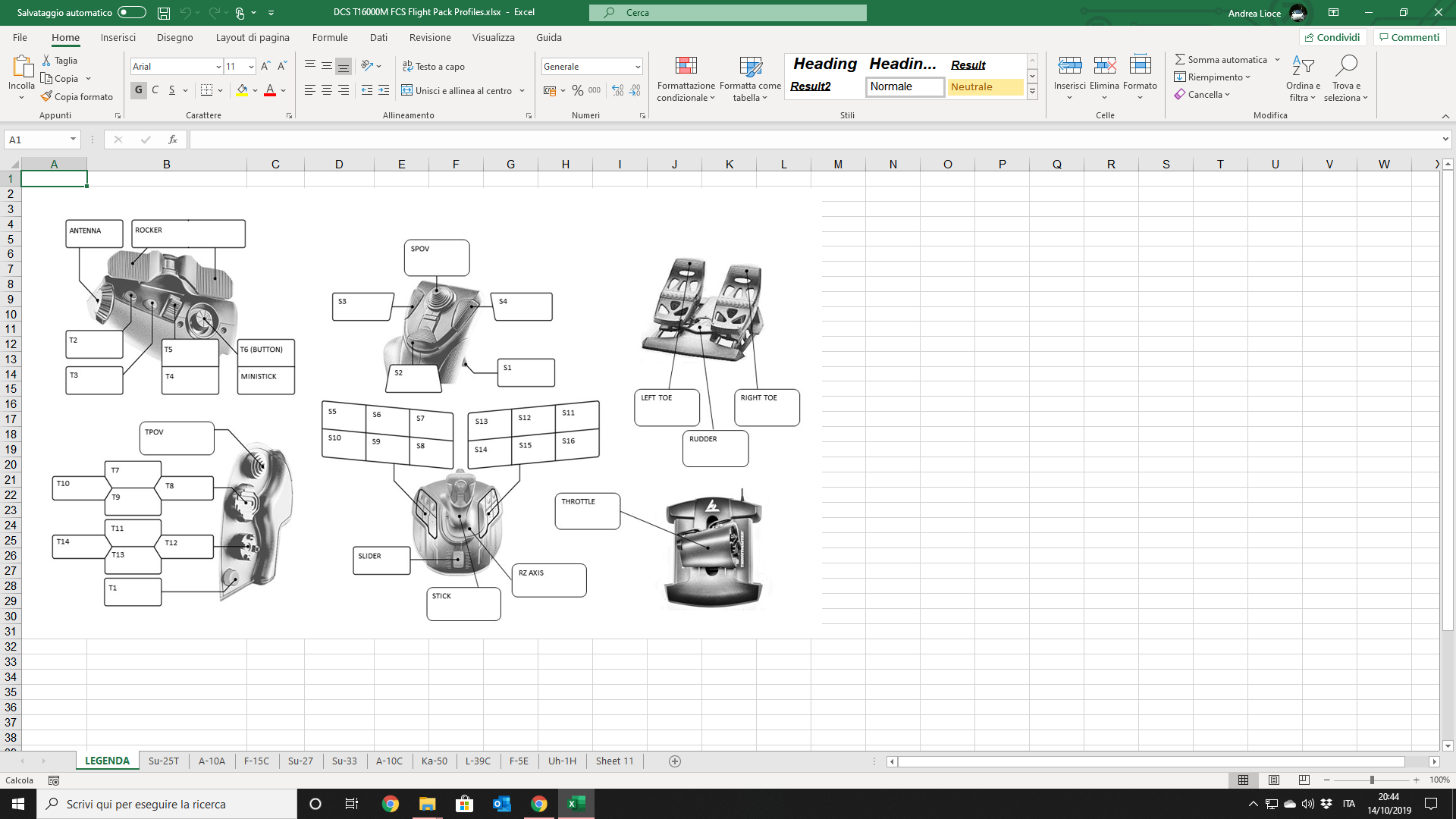Thrustmaster T.16000M FCS Flight Pack profiles
